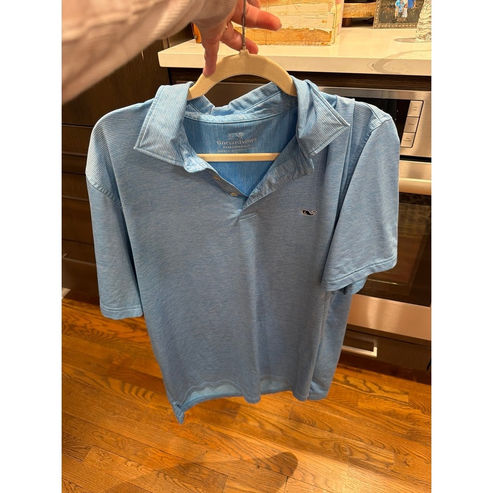 Vineyard Vines Sankaty Performance Polo men's large